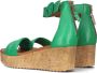 Omoda 722025 Sandalen Met Sleehak Dames Groen - Thumbnail 5