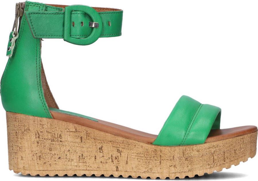 Omoda 722025 Sandalen Met Sleehak Dames Groen