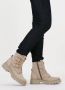 Bruin Tinten Lpmonk-01 Biker boots Dames Beige - Thumbnail 6