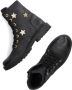 Omoda Yara Veterboots Laarzen Met Veters Meisjes Kids Zwart - Thumbnail 3