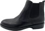 Online Express Schoenen Chelsea Boots Heren leer laarzen met ritssluiting 1027 Zwart - Thumbnail 2