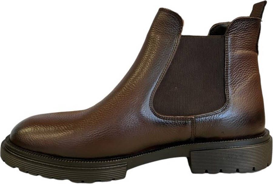 Online Express Heren schoenen- Chelsea Boots- Enkellaars (Let op: Zonder rits) Mannen laarzen 1005- Leather- Zwart - Foto 3
