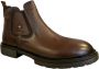 Online Express Heren schoenen- Chelsea Boots- Enkellaars (Let op: Zonder rits) Mannen laarzen 1005- Leather- Zwart - Thumbnail 4