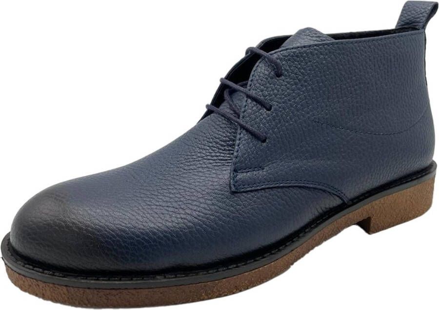 Online Express Veterschoenen Klassieke comfortabel schoen voor mode bewuste mannen Innovatieve premium Citytray 1035 Echt leer Blauw - Foto 3