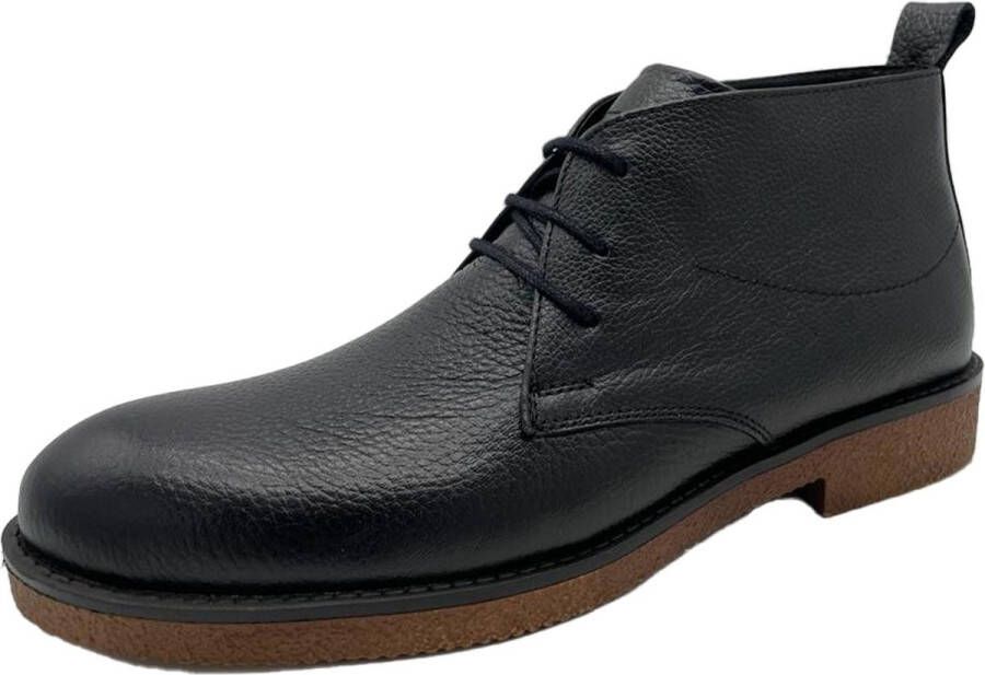 Online Express Veterschoenen Klassieke comfortabel schoen voor mode bewuste mannen Innovatieve premium Citytray 1035 Echt leer Zwart - Foto 3