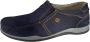 Online Express Schoenen Mannenschoenen Loafers Casual comfort heren instapper Hand made 220 Echt leer Blauw - Thumbnail 2