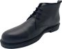 Online Express Schoenen Veterschoenen Klassieke comfortabel schoen voor modebewuste mannen Innovatieve premium Citytray 1036 Echt leer Zwart - Thumbnail 3