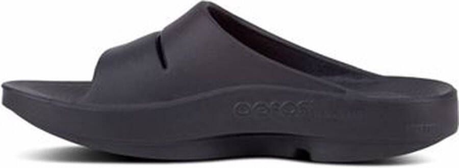 OOfos Ooahh Slipper Heren rubberen sandalen Black