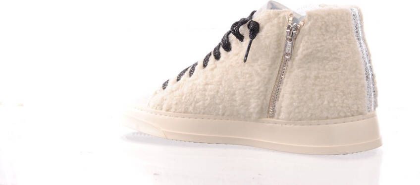 P448 damessneakers fakefur- beige