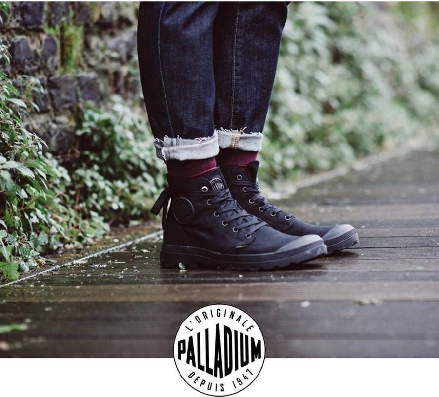 Palladium Dames Veterschoenen Pampa Hi Zwart