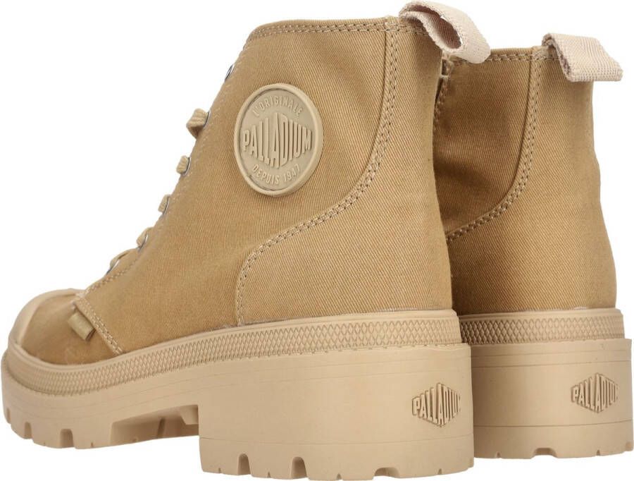 Palladium Pallabase Veterboots bruin Canvas Dames