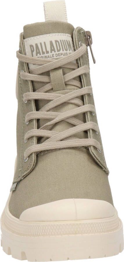 Palladium Pallabase veterboots taupe Canvas Dames