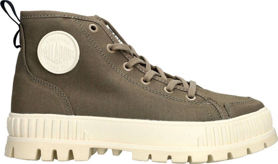 Palladium Pallashock Veterschoenen Hoog Groen