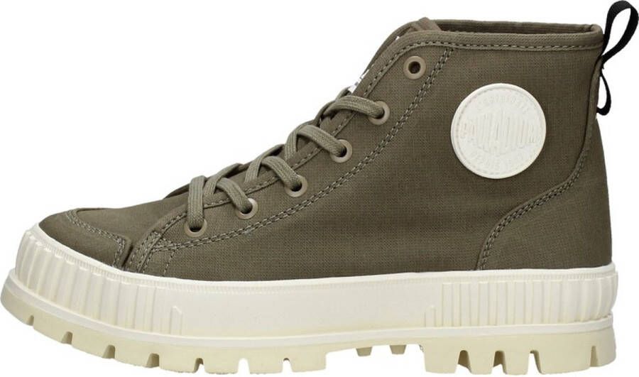 Palladium Pallashock Veterschoenen Hoog Groen