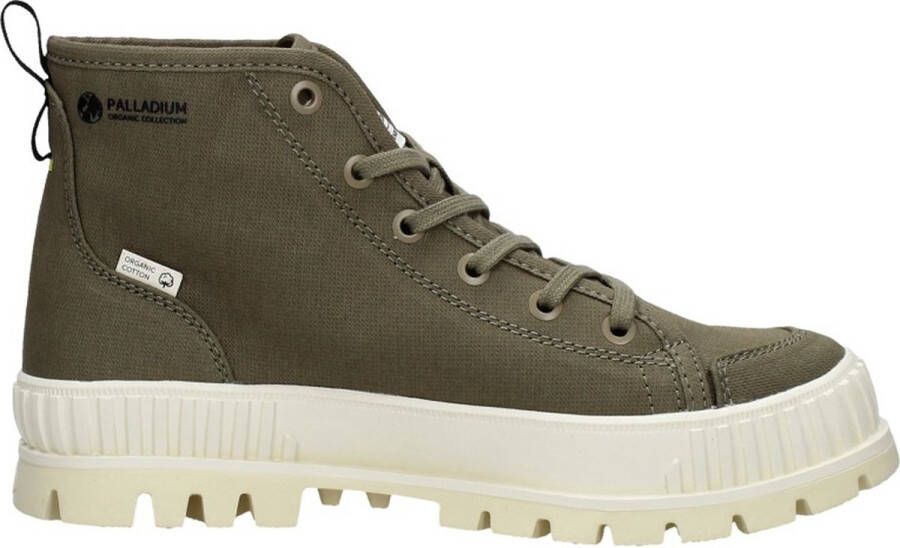 Palladium Pallashock Veterschoenen Hoog groen