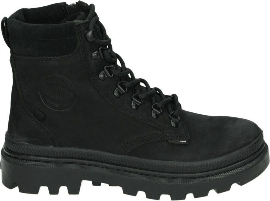 Palladium PALLATROOPER HKR VeterbootsHoge sneakersHoge sneakers s veterschoenenHalf-hoge schoenen sneakers veterschoenVrije tijd half-hoog Zwart