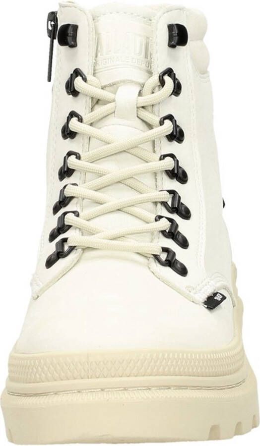 Palladium PALLATROOPER HKR VeterlaarzenHoge sneakersDames veterschoenenHalf-hoge schoenen Zwart