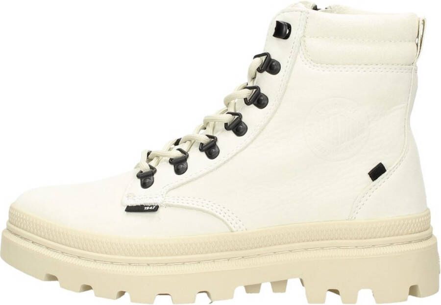 Palladium PALLATROOPER HKR VeterlaarzenHoge sneakersDames veterschoenenHalf-hoge schoenen Zwart