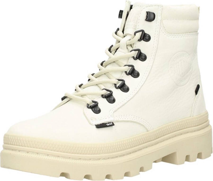 Palladium PALLATROOPER HKR VeterlaarzenHoge sneakersDames veterschoenenHalf-hoge schoenen Zwart