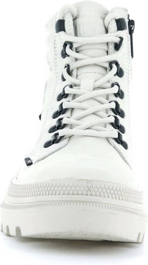 Palladium PALLATROOPER HKR VeterlaarzenHoge sneakersDames veterschoenenHalf-hoge schoenen Zwart