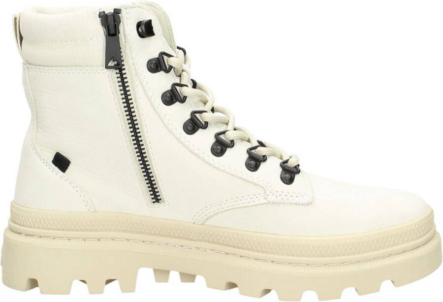 Palladium PALLATROOPER HKR VeterlaarzenHoge sneakersDames veterschoenenHalf-hoge schoenen Zwart