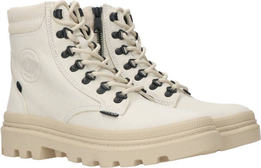 Palladium PALLATROOPER HKR VeterlaarzenHoge sneakersDames veterschoenenHalf-hoge schoenen Zwart