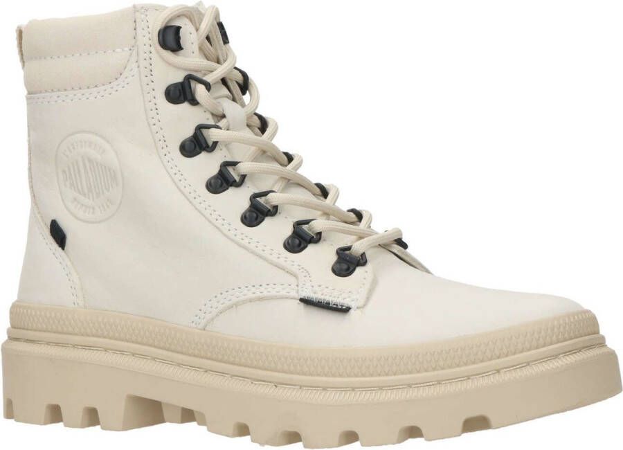 Palladium PALLATROOPER HKR VeterlaarzenHoge sneakersDames veterschoenenHalf-hoge schoenen Zwart