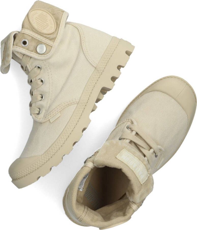 Palladium Pampa hi beige Canvas Dames