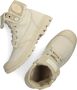 Palladium Womens Pampa Hi Veterboots Laarzen Met Veters Dames Beige - Thumbnail 7