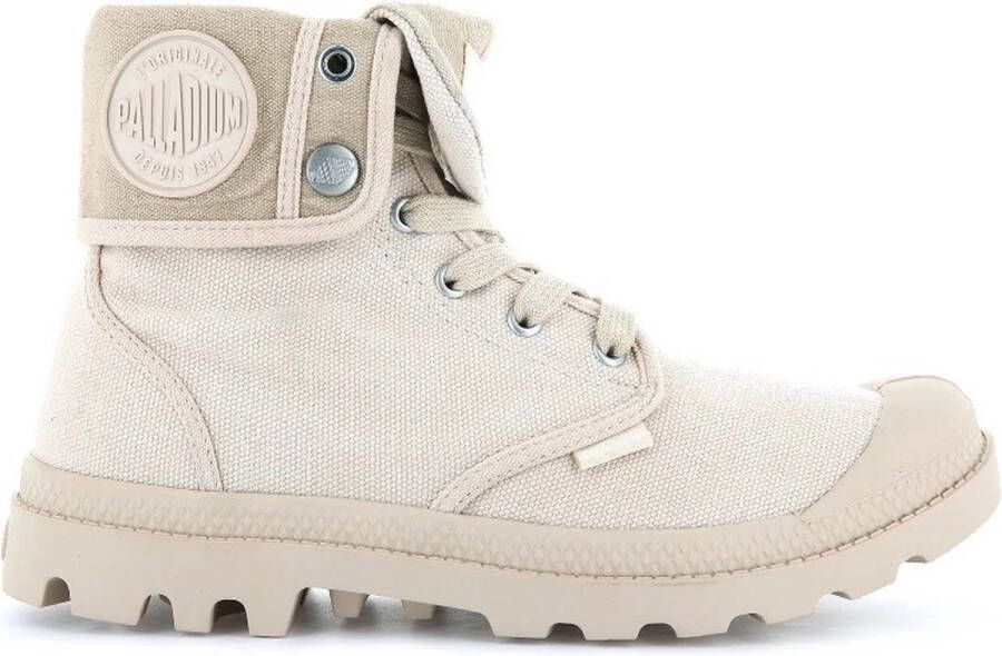 Palladium Pampa hi beige Canvas Dames