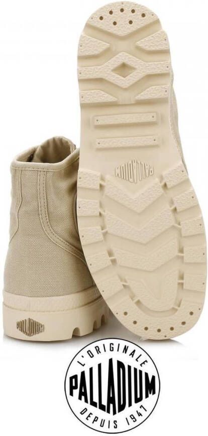 Palladium Pampa Hi Canvas Damesschoen Beige