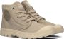 Palladium Womens Pampa Hi Veterboots Laarzen Met Veters Dames Beige - Thumbnail 13