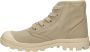 Palladium Womens Pampa Hi Veterboots Laarzen Met Veters Dames Beige - Thumbnail 9