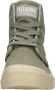 Palladium Canvas Hi-Top Sneakers Green Dames - Thumbnail 10