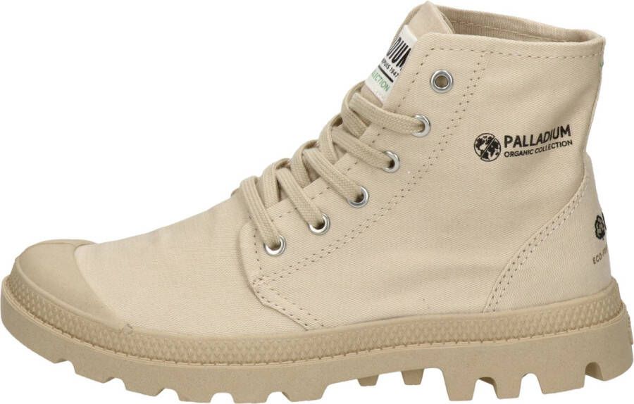 Palladium Pampa Hi Organic dames veterboot Ecru