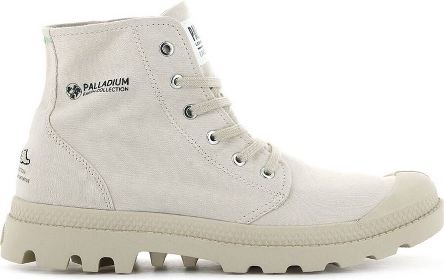 Palladium Pampa Hi Organic dames veterboot Ecru