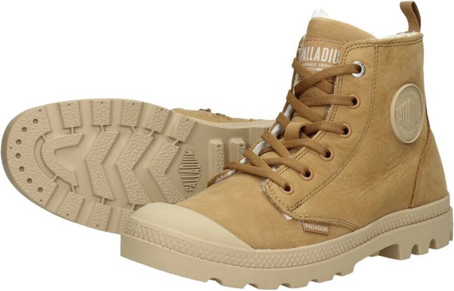 Palladium Pampa Hi Zip WL Dear Brown Wandelschoenen Dames