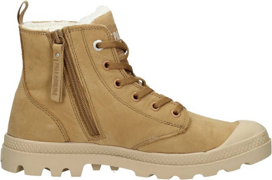 Palladium Pampa Hi Zip WL Dear Brown Wandelschoenen Dames