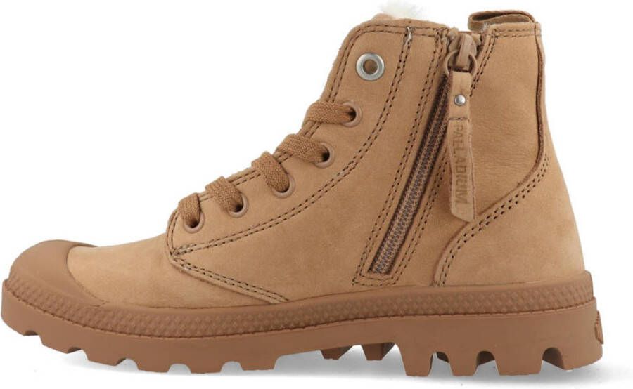 Palladium Pampa Hi Zip WL Nude Brown Wandelschoenen Dames