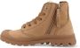 Palladium PAMPA HI ZIP WL Volwassenen VeterlaarzenHoge sneakersDames veterschoenenHalf-hoge schoenen Taupe - Thumbnail 1