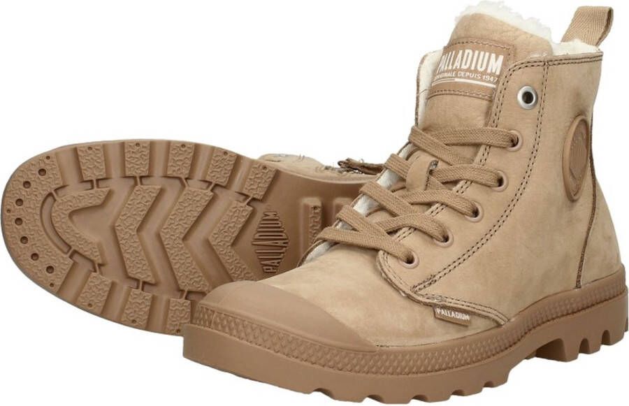 Palladium Pampa Hi Zip WL Nude Brown Wandelschoenen Dames