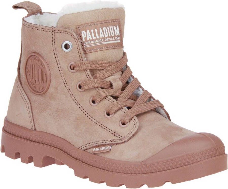 Palladium Pampa Hi Zip WL Nude Brown Wandelschoenen Dames