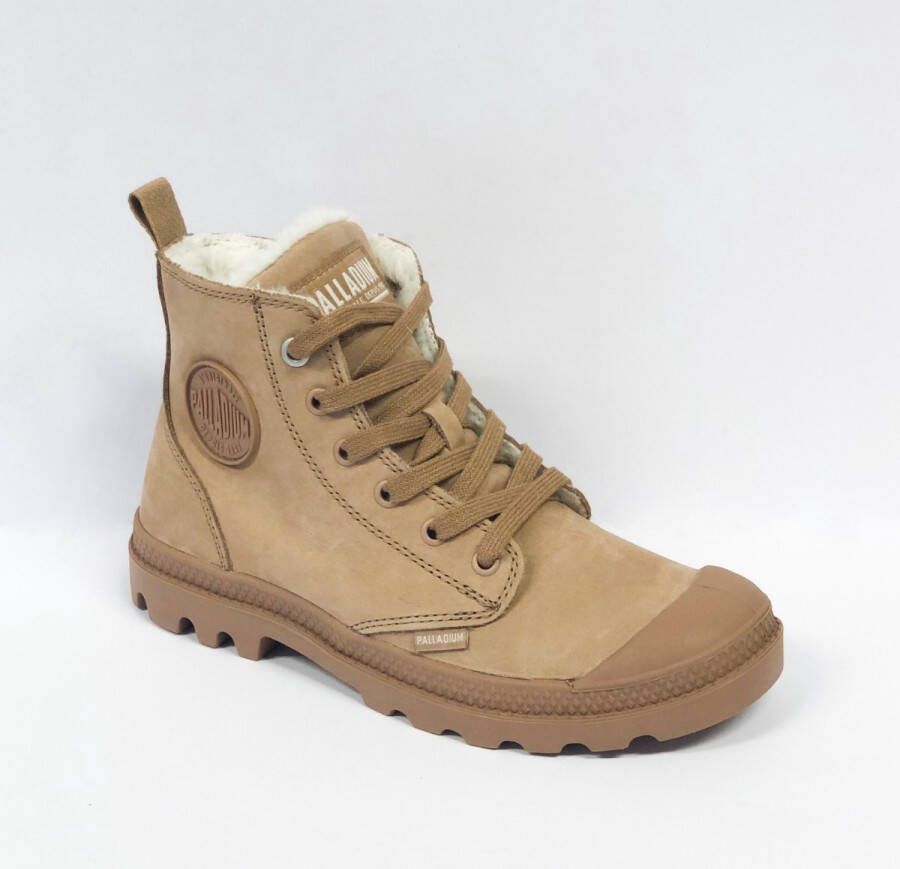 Palladium Pampa Hi Zip WL Nude Brown Wandelschoenen Dames