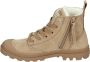 Palladium PAMPA HI ZIP WL Volwassenen VeterlaarzenHoge sneakersDames veterschoenenHalf-hoge schoenen Taupe - Thumbnail 6