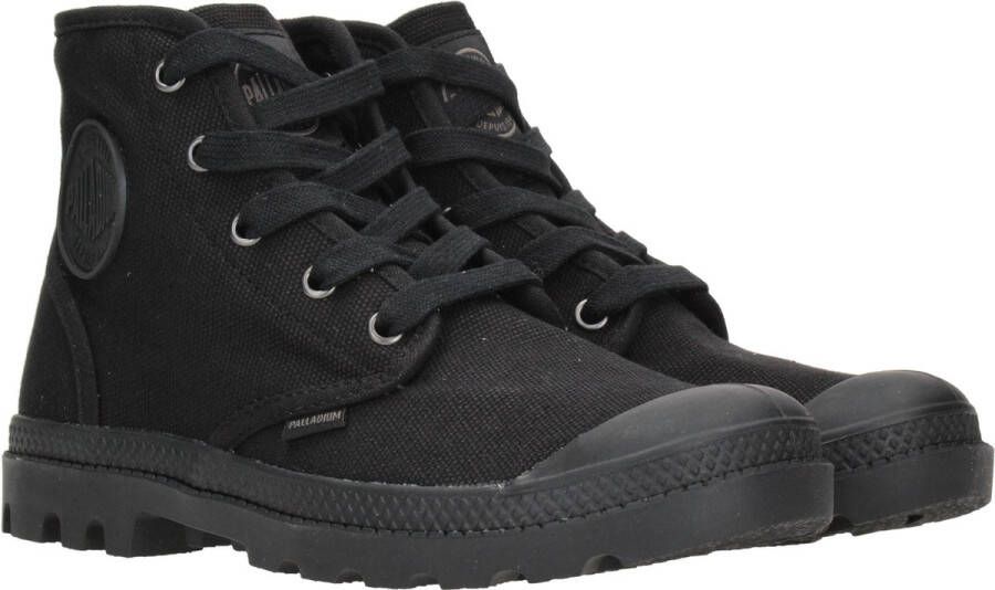 Palladium Pampa Hi zwart Canvas Dames