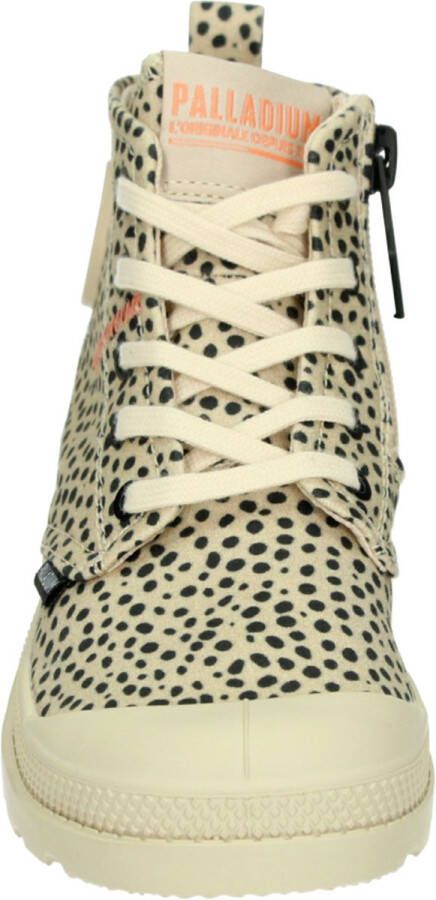 Palladium PAMPA SAFARI Kinderen Half-hoog Wit beige