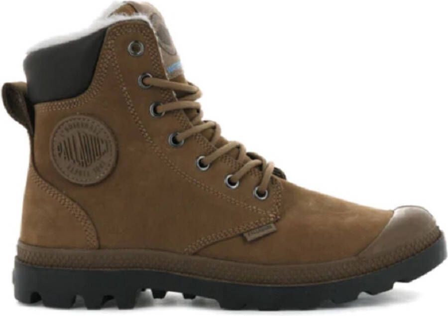 Palladium Pampa Sport Cuff WPS Heren Laarzen Schoenen Boots Gevoerd Leer Bruin 72992-697-M