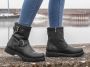 Panama Jack Winterlaarzen ankle boot warm lining with logo embossing on the heel - Thumbnail 14