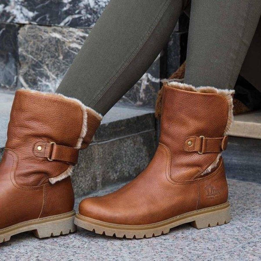 Panama Jack Dames Bottines Cognac