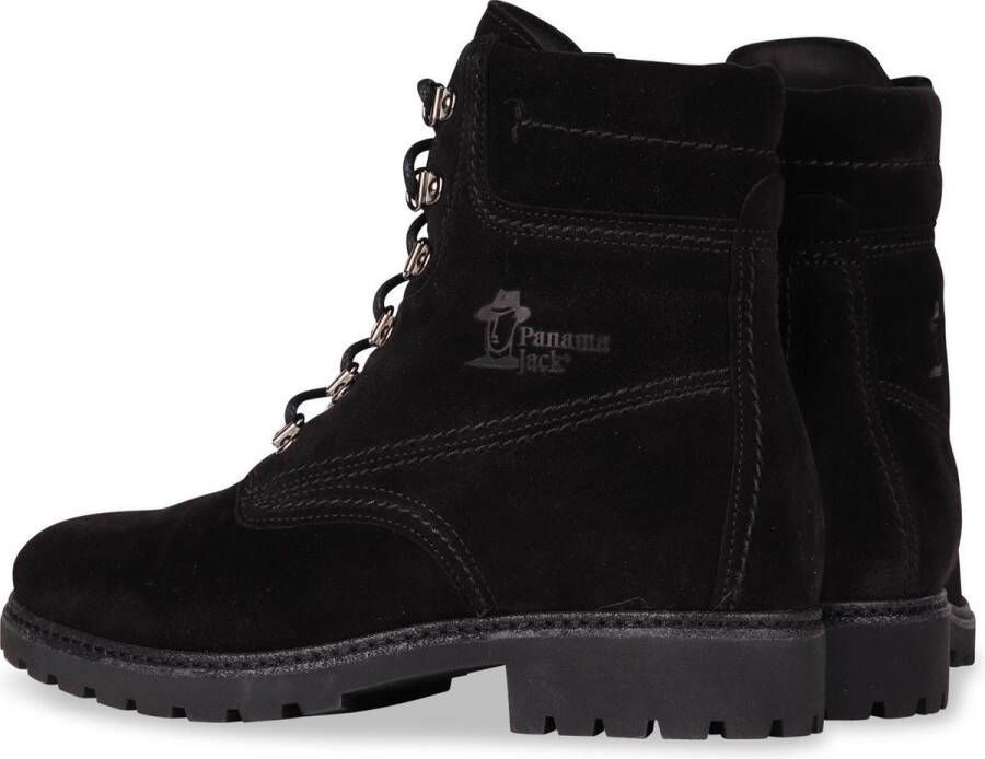 Panama Jack Dames Veterschoenen Panama 03 B86 Velour Negro Black Zwart